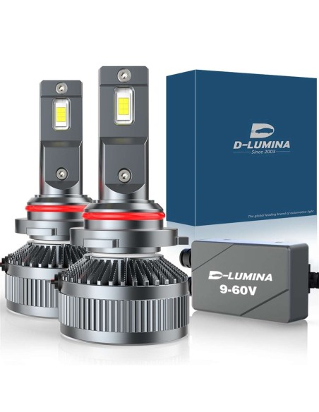 Kit Full Led Ultra Mini HB3 9005 HB4 9006 130W 12V 24V 6000K 13000 Lumen IP67 100% Canbus Piu Luminoso