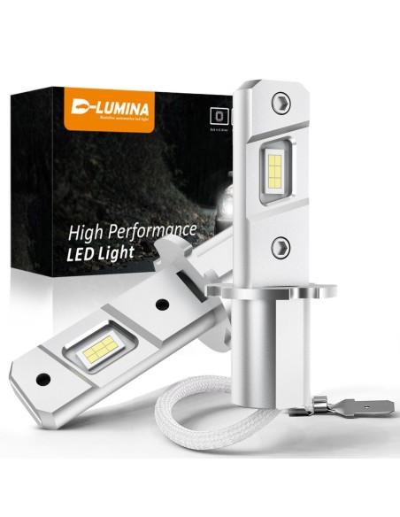 Kit Full Led Compatto H3 12V 30W 6000 Lumen Canbus All In One IP65 Senza Ventola