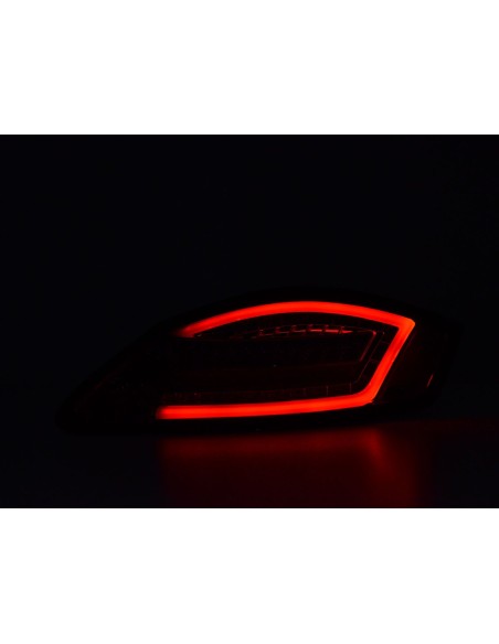 Kit Fanali posteriori LED Lightbar Porsche Boxster 987 04-09 fumo