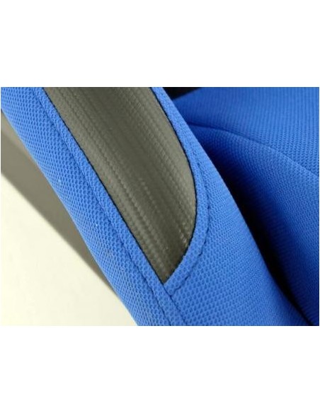 FK sedili sportivi sedili avvolgenti per auto Set Edition 2 tessuto blu