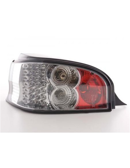 Coppia fanali posteriori LED Citroen Saxo tipo S / S HFX / S KFW 96-02 cromo