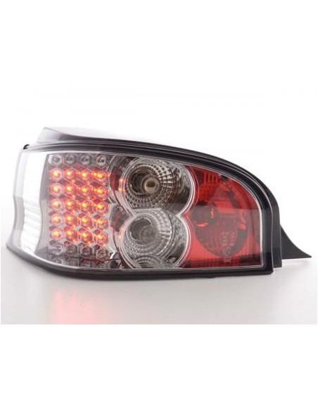 Coppia fanali posteriori LED Citroen Saxo tipo S / S HFX / S KFW 96-02 cromo