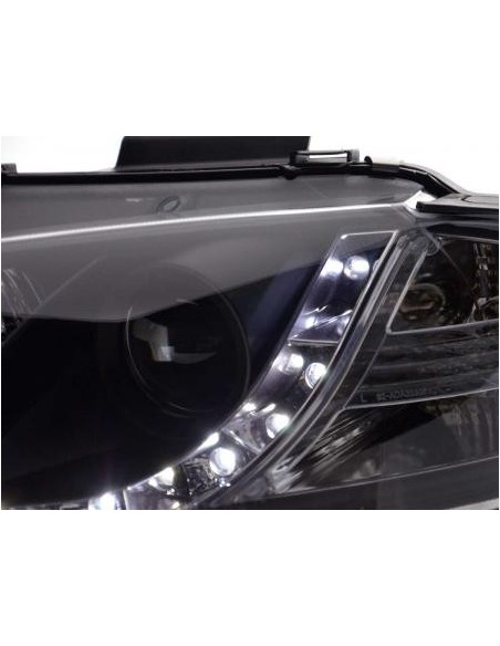 Daylight faro LED DRL look Audi A3 tipo 8P 03-07 nero