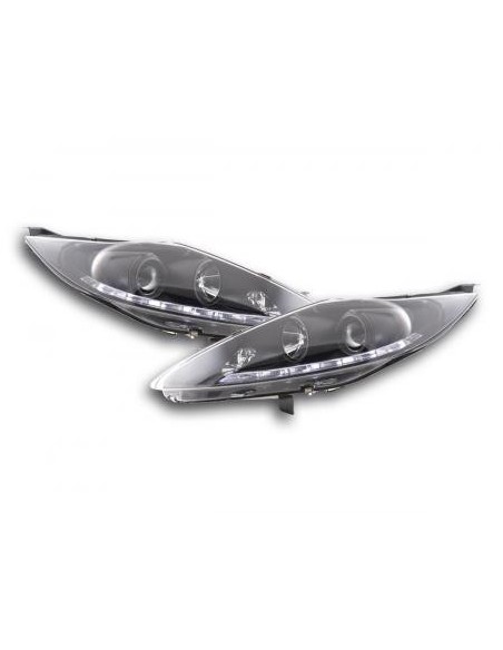 Daylight faro LED DRL look Ford Fiesta 08-12 nero