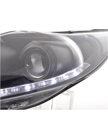 Daylight faro LED DRL look Ford Fiesta 08-12 nero