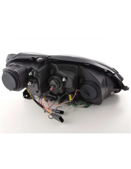 Daylight faro LED DRL look Mercedes Classe S W220 02-05 nero