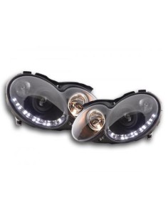 Daylight faro LED DRL look Mercedes CLK W209 04-09 nero