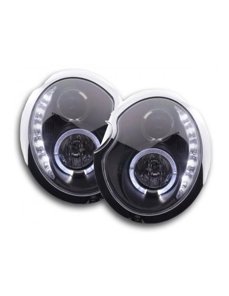 Daylight faro LED DRL look Mini Cooper tipo R50 01-06 nero