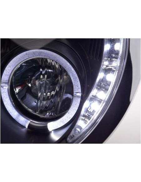 Daylight faro LED DRL look Mini Cooper tipo R50 01-06 nero