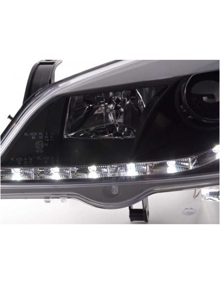 Daylight faro LED DRL look Opel Astra G 98-03 nero