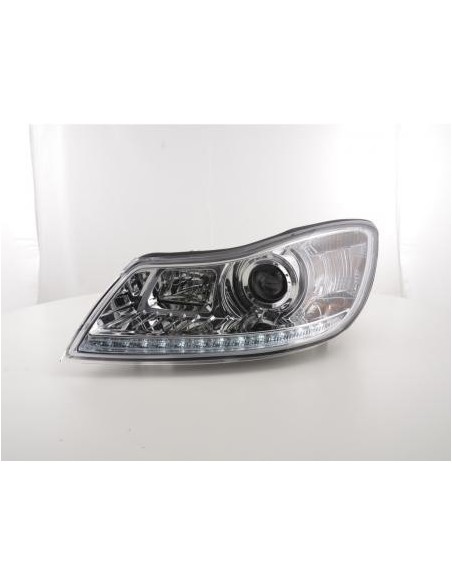 Daylight faro LED DRL look Skoda Oktavia dal 2009 cromato