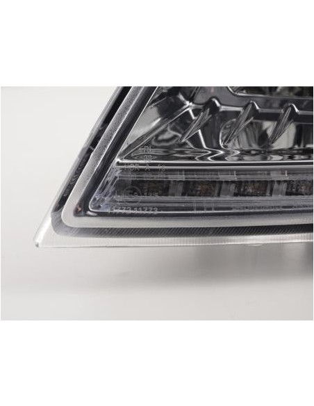 Daylight faro LED DRL look Skoda Oktavia dal 2009 cromato