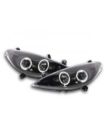 Fanale anteriore Peugeot 307 01-06 nero