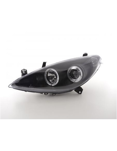 Fanale anteriore Peugeot 307 01-06 nero