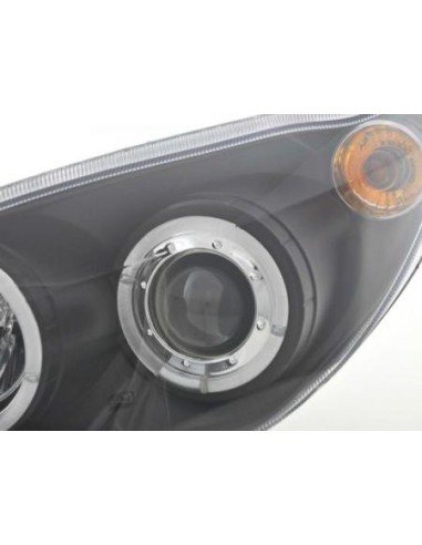 Fanale anteriore Peugeot 307 01-06 nero