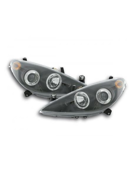 Fanale anteriore Peugeot 307 01-06 nero
