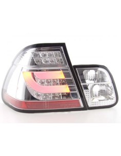 Fanali posteriori a LED BMW 3er E46 Limo 98-01 cromati 2
