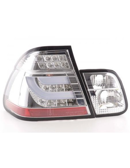 Fanali posteriori a LED BMW 3er E46 Limo 98-01 cromati