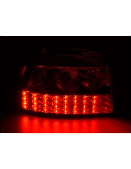 Fanali posteriori a LED set Audi A3 tipo 8P 03-05 trasparente / rosso