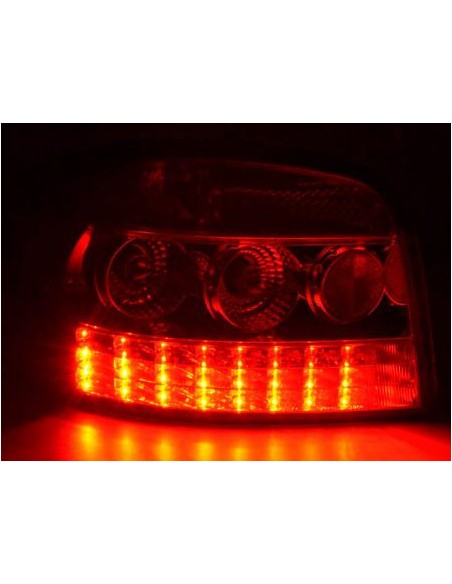 Fanali posteriori a LED set Audi A3 tipo 8P 03-05 trasparente / rosso