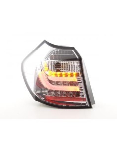 Fanali posteriori a LED set BMW Serie 1 E87 / E81 3/5 porte. 07-11 cromato 2
