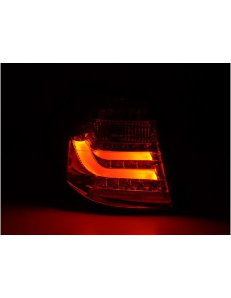 Fanali posteriori a LED set BMW Serie 1 E87 / E81 3/5 porte. 07-11 cromato