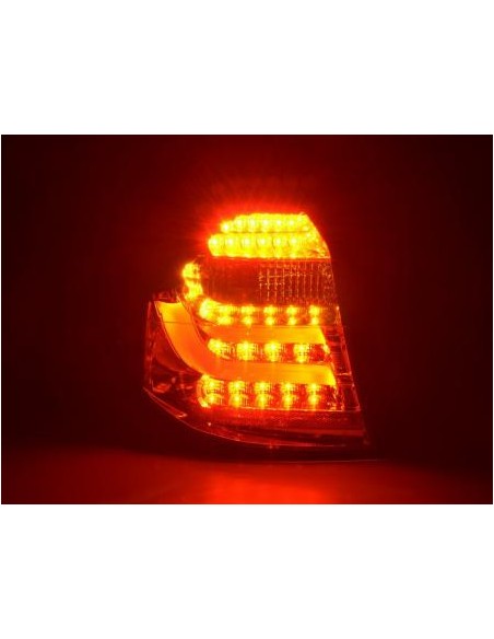 Fanali posteriori a LED set BMW Serie 1 E87 / E81 3/5 porte. 07-11 cromato