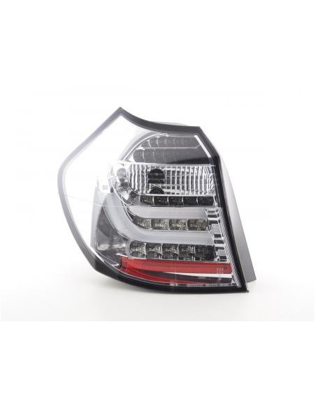 Fanali posteriori a LED set BMW Serie 1 E87 / E81 3/5 porte. 07-11 cromato
