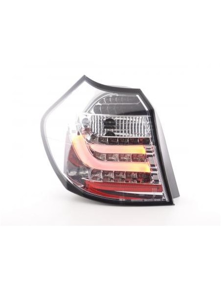 Fanali posteriori a LED set BMW Serie 1 E87 / E81 3/5 porte. 07-11 cromato