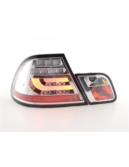 Fanali posteriori a LED set BMW Serie 3 E46 Coupé 99-03 cromato