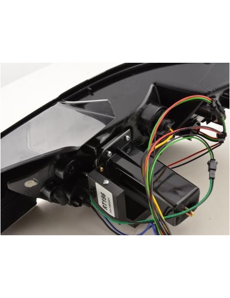 Fanali posteriori a LED set Seat Ibiza 6J 3 porte 08-17 cromato