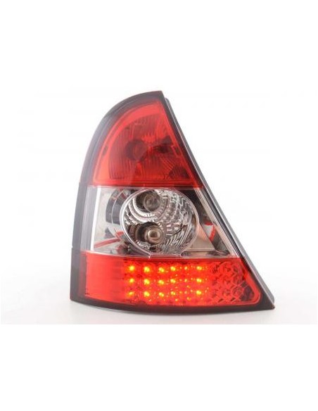 Fanali posteriori a LED set Renault Clio tipo B 98-01 trasparente / rosso