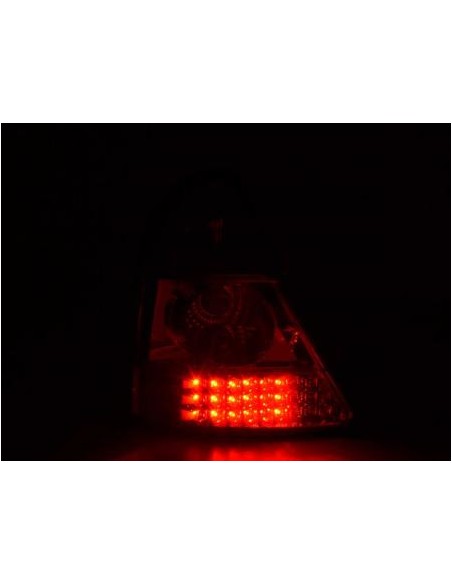 Fanali posteriori a LED set Renault Clio tipo B 98-01 trasparente / rosso