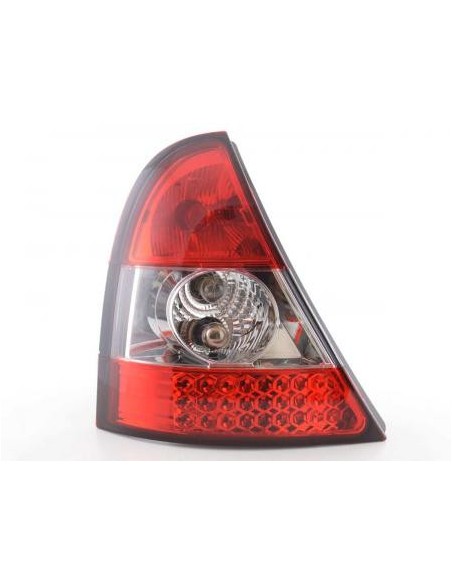 Fanali posteriori a LED set Renault Clio tipo B 98-01 trasparente / rosso