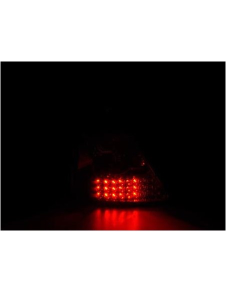 Fanali posteriori a LED set Renault Clio tipo B 01-04 trasparente / rosso