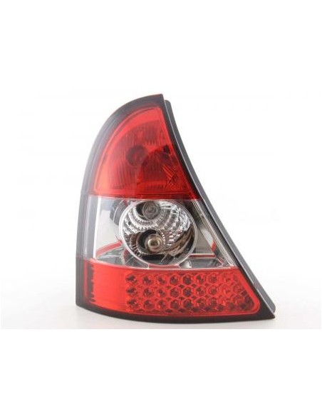Fanali posteriori a LED set Renault Clio tipo B 01-04 trasparente / rosso