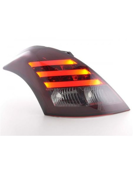 Fanali posteriori a LED set Suzuki Swift 2011- rosso / nero