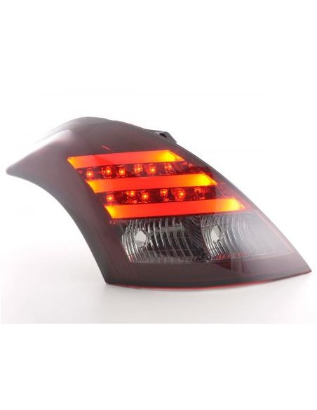Fanali posteriori a LED set Suzuki Swift 2011- rosso / nero