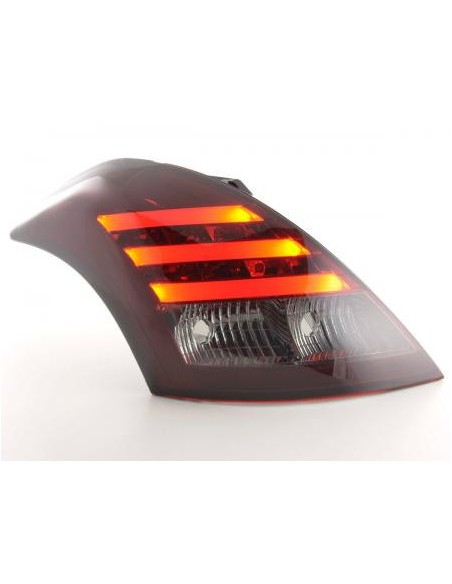 Fanali posteriori a LED set Suzuki Swift 2011- rosso / nero