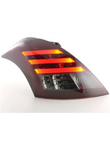 Fanali posteriori a LED set Suzuki Swift 2011- rosso / nero