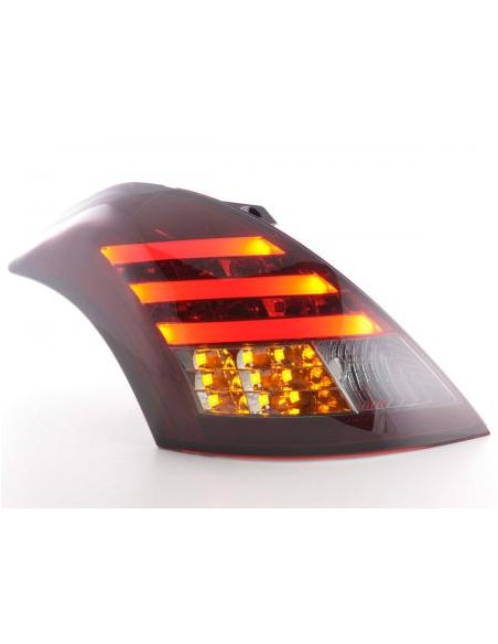 Fanali posteriori a LED set Suzuki Swift 2011- rosso / nero