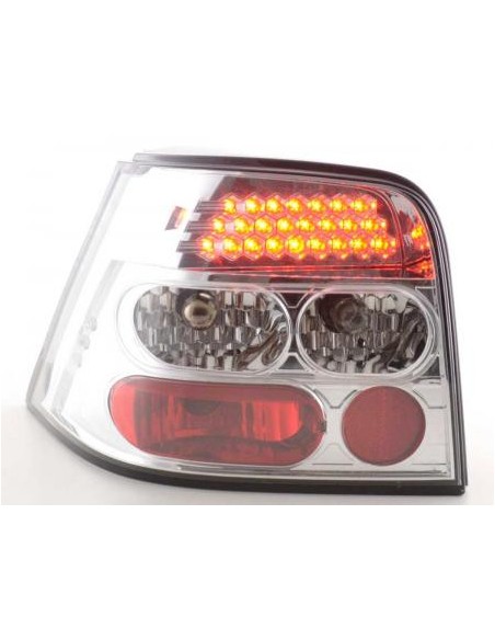 Fanali posteriori a LED set VW Golf 4 tipo 1J 98-02 cromato