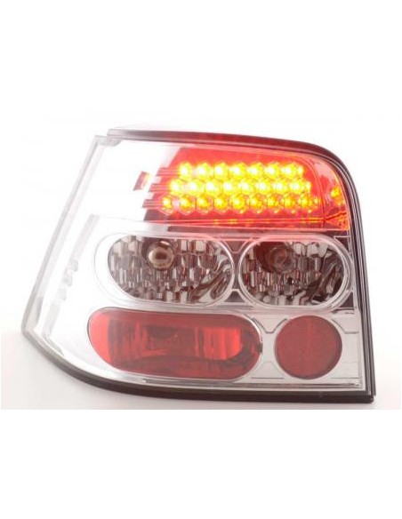 Fanali posteriori a LED set VW Golf 4 tipo 1J 98-02 cromato