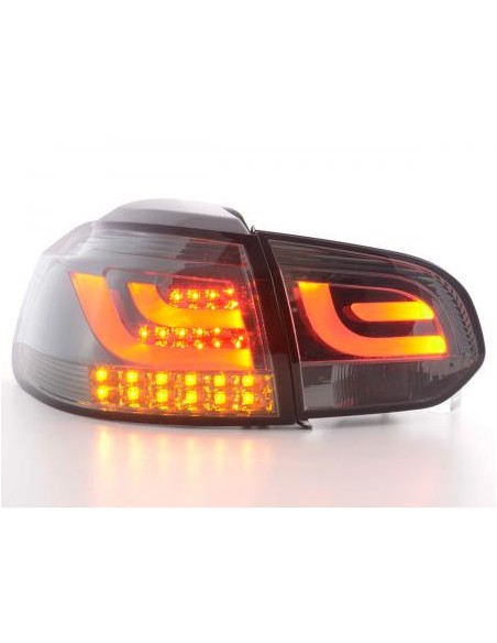 Fanali posteriori a LED set VW Golf 6 tipo 1K 2008-2012 nero