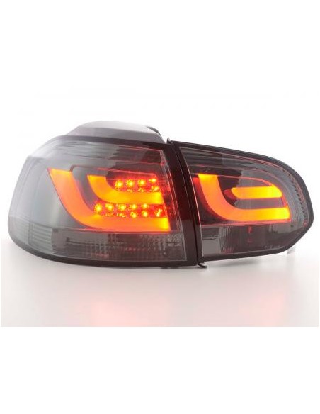 Fanali posteriori a LED set VW Golf 6 tipo 1K 2008-2012 nero