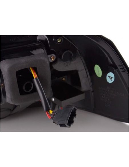 Fanali posteriori a LED set VW Golf 6 tipo 1K 2008-2012 nero