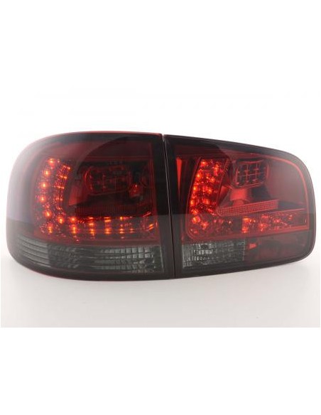 Fanali posteriori a LED set VW Touareg tipo 7L 03-09 rosso / nero