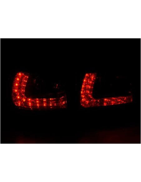 Fanali posteriori a LED set VW Touareg tipo 7L 03-09 rosso / nero