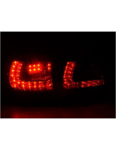 Fanali posteriori a LED set VW Touareg tipo 7L 03-09 rosso / nero