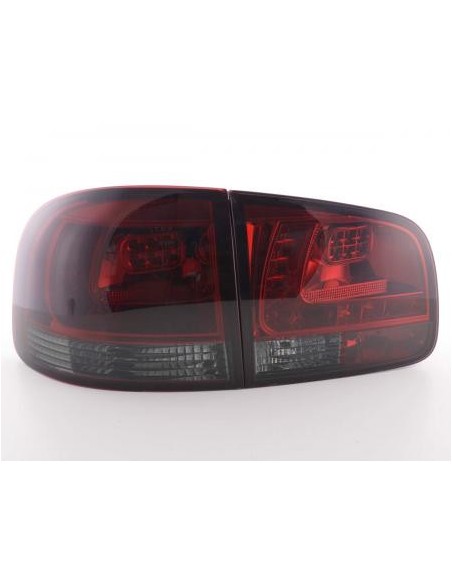 Fanali posteriori a LED set VW Touareg tipo 7L 03-09 rosso / nero
